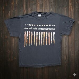 Nine Inch Nails “Downward Spiral” Size XL Single Stitch Reprint Shirt